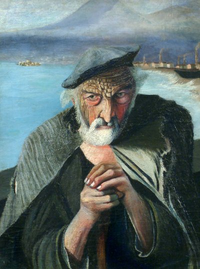 Old Fisherman by Tivadar Kosztka Csontvary